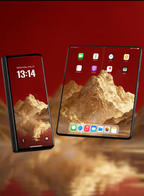 Golden Water Fortune / HD Wallpapers 5-Pack