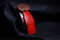 New Premium Nanhong Agate Pendant – Masterfully Carved, Glassy Luster, Vibrant & Smooth