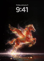 Divine Stallion · Golden Path / HD Wallpaper