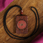 Longhu Mountain Lightning Wood Spirit Coin | Taoist Protection Pendant