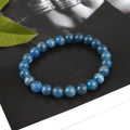 Blue Apatite Pocket Bracelet – Intuition, Creativity & Motivation (Water Element)